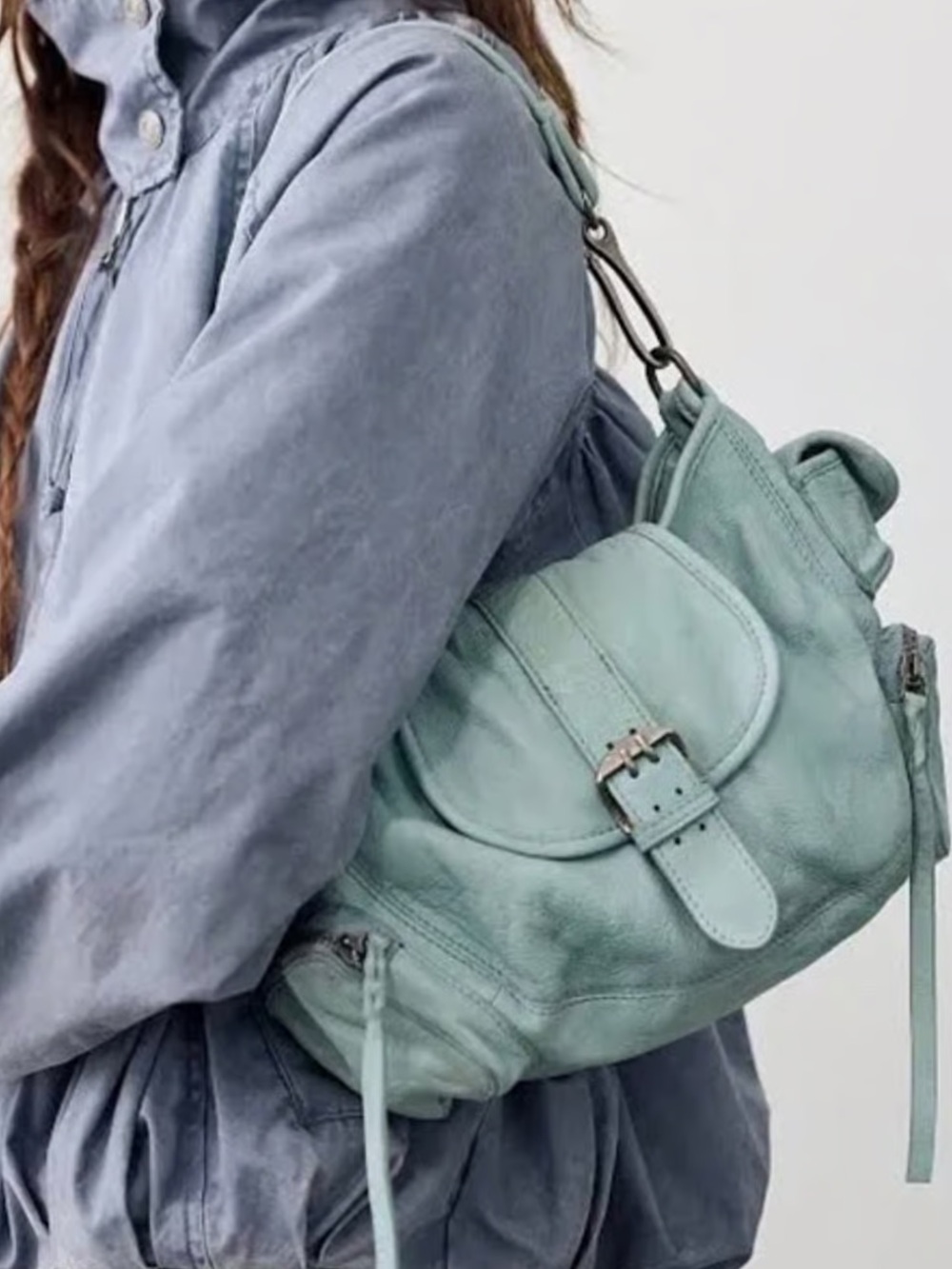 Free People Baby Asher Tote Washed Sail